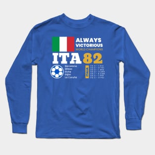 SOCCER TEAM WORLD CHAMPION ITALIA Long Sleeve T-Shirt